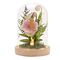 Disney Princess Vaiana Moana florals in a clonche with neon light