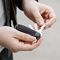 Orbitkey - Crazy Horse Leather Key Organiser - Obsidian Red / Gadgets