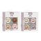 BIBS - Pacifier Colour 4 PACK - Ivory/Blush/Woodchuck/Blossom + 4 PACK - Dusky Lilac Mix - Size 2 / Baby and Children