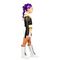 Rubies - K-Pop Classic Rumi Golden Costume -(134-140 cm) / Toys