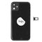 For iPhone/iPad (AP110024BPSP-C) Rear Cover (Pulled C) incl. small parts - Black, For iPhone 11 | Techbox