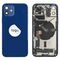 For iPhone/iPad (AP120024BLPSP-B) Rear Cover (Pulled B) incl. small parts - Blue, For iPhone 12 - Smartphone Covers & Frames - Smartphone - Techbox