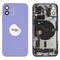For iPhone/iPad (AP120024PPSP-B) Rear Cover (Pulled B) incl. small parts - Purple, For iPhone 12 - Smartphone Covers & Frames - Smartphone - Techbox