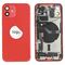 For iPhone/iPad (AP120024RPSP-C) Rear Cover (Pulled C) incl. small parts - Red, For iPhone 12 - Smartphone Covers & Frames - Smartphone - Techbox