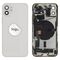 For iPhone/iPad (AP120024WPSP-B) Rear Cover (Pulled B) incl. small parts - White, For iPhone 12 - Smartphone Covers & Frames - Smartphone - Techbox