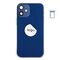 For iPhone/iPad (AP12M0024BLPSP-B) Rear Cover (Pulled B) incl. small parts - Blue, For iPhone 12 mini - Smartphone Covers & Frames - Smartphone - Techbox