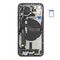 For iPhone/iPad (AP12M0024BLPSP-B) Rear Cover (Pulled B) incl. small parts - Blue, For iPhone 12 mini - Smartphone Covers & Frames - Smartphone - Techbox