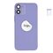 For iPhone/iPad (AP12M0024PPSP-C) Rear Cover (Pulled C) incl. small parts - Purple, For iPhone 12 mini - Smartphone Covers & Frames - Smartphone - Techbox