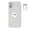 For iPhone/iPad (AP12M0024WPSP) Rear Cover (Pulled A) incl. small parts - White, For iPhone 12 mini | Techbox