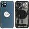 For iPhone/iPad (AP12P0024BLPSP-C) Rear Cover (Pulled C) incl. small parts - Blue, For iPhone 12 Pro - Smartphone Covers & Frames - Smartphone - Techbox