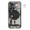 For iPhone/iPad (AP12P0024SPSP-B) Rear Cover (Pulled B) incl. small parts - Silver, For iPhone 12 Pro - Smartphone Covers & Frames - Smartphone - Techbox
