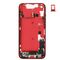 For iPhone/iPad (AP140021RPSP) Middle Frame (Pulled, with small parts) - Red, for iPhone 14 Quality: A-grade | Techbox