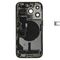 For iPhone/iPad (AP14P0024SPSP-B) Rear Cover (Pulled B) incl. small parts - Silver, For iPhone 14 Pro - Smartphone Covers & Frames - Smartphone - Techbox