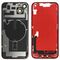 For iPhone/iPad (AP14PL0024RPSP-B) Rear Cover (Pulled B) incl. small parts - Red, For iPhone 14 Plus - Smartphone Covers & Frames - Smartphone - Techbox