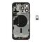 For iPhone/iPad (AP15PM24BLP) Rear Cover - Blue Titanium (Pulled incl middle frame), for model iPhone 15 Pro Max (with buttons and without smallparts) - Smartphone Covers & Frames - Smartphone - Techbox