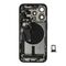 For iPhone/iPad (AP15PM24BLPSP) Rear Cover - Blue Titanium (Pulled incl middle frame), for model iPhone 15 Pro Max (incl. smallparts) - Smartphone Covers & Frames - Smartphone - Techbox