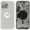 For iPhone/iPad (AP15PM24WP) Rear Cover - White Titanium (Pulled incl middle frame), for model iPhone 15 Pro Max (with buttons and without smallparts) - Smartphone Covers & Frames - Smartphone - Techbox