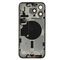 For iPhone/iPad (AP15PM24WP) Rear Cover - White Titanium (Pulled incl middle frame), for model iPhone 15 Pro Max (with buttons and without smallparts) - Smartphone Covers & Frames - Smartphone - Techbox