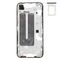 For iPhone/iPad (AP16E0021Y) Middle Frame (Pulled A) excl. small parts - White, For iPhone 16e - Smartphone Covers & Frames - Smartphone - Techbox