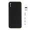 For iPhone/iPad (P3-APX0024GR)  Rear Cover - Space Grey, for model iPhone X (excl. Logo) - Smartphone Covers & Frames - Smartphone - Techbox