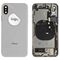 For iPhone/iPad (APX0024SPSP-C) Rear Cover (Pulled C) incl. small parts - Silver, For iPhone X - Smartphone Covers & Frames - Smartphone - Techbox