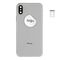 For iPhone/iPad (APXS0024SPSP) Rear Cover (Pulled A) incl. small parts - Silver, For iPhone XS | Techbox