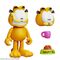Garfield Action Figure Garfield V.2 10 cm - Figurines - Collectibles - Techbox