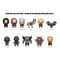 Lord of the Rings: War of Rohirrim 3D PVC Bag Clips Display (24)