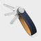 Orbitkey - Key Organiser Matte Leather - Dusk / Gadgets