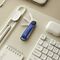 Orbitkey - Leather Key Organiser - Ultramarine / Gadgets