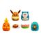 Pokémon - Squishalongs 4 PK Eevee/Snorlax (SQAL0068) / Toys