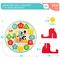 Disney Baby wooden clock