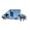 Bruder - MB Sprinter Animal Transporter & 1 horse (02674) / Toys