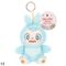 Hen Hao Kawaii Bunny assorted plush toy keychain 12cm