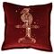 Harry Potter Fawkes velvet cushion