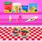 Slime Mart - Small Shopping Bag - Fruit Tart / Toys