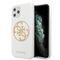 Guess GUHCN65TPUWHGLG iPhone 11 Pro Max white/white hard case Glitter 4G Circle Logo | Techbox