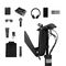 Wozinsky Waterproof Scooter Handlebar Bag 4L Black (WSB1BK) | Techbox