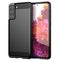 Carbon Case Flexible Cover TPU Case for Samsung Galaxy S21+ 5G (S21 Plus 5G) black - Samsung Cases - Cases - Techbox
