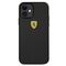 Ferrari FERCAHCP12SBK iPhone 12 mini 5.4" black/black hardcase On Track Real Carbon | Techbox