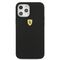 Ferrari FESSIHCP12LBK iPhone 12 Pro Max 6,7" czarny/black hardcase On Track Silicone - Apple Cases - Cases - Techbox