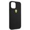 Ferrari FESSIHCP12LBK iPhone 12 Pro Max 6,7" czarny/black hardcase On Track Silicone - Apple Cases - Cases - Techbox