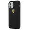 Ferrari FESSIHCP12SBK iPhone 12 mini 5.4" black/black hardcase On Track Silicone | Techbox