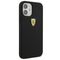 Ferrari FESSIHCP12SBK iPhone 12 mini 5.4" black/black hardcase On Track Silicone | Techbox