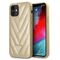 Guess GUHCP12SPUVQTMLBE iPhone 12 mini 5,4" zÅ‚oty/gold hardcase V-Quilted Collection - Apple Cases - Cases - Techbox