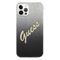 Guess GUHCP12MPCUGLSBK iPhone 12/12 Pro 6,1" czarny/black hardcase Glitter Gradient Script - Apple Cases - Cases - Techbox