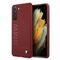 Etui BMW BMHCS21MSLBLRE S21+ G996 czerwony/red hardcase Silicone Signature Logo | Techbox