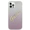 Guess GUHCP12MPCUGLSPI iPhone 12/12 Pro 6.1" pink/pink hardcase Glitter Gradient Script | Techbox