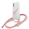 Guess GUHCP12SCRTVSPI iPhone 12 mini 5,4" rÃ³Å¼owy/pink hardcase Script Vintage - Apple Cases - Cases - Techbox