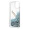 Guess GUHCP12SGLVSBL iPhone 12 mini 5,4" niebieski/blue hardcase Glitter Vintage Script - Apple Cases - Cases - Techbox